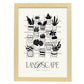 Potted Plants-Artwork-Nacnic-A3-Marco Madera clara-Nacnic Estudio SL