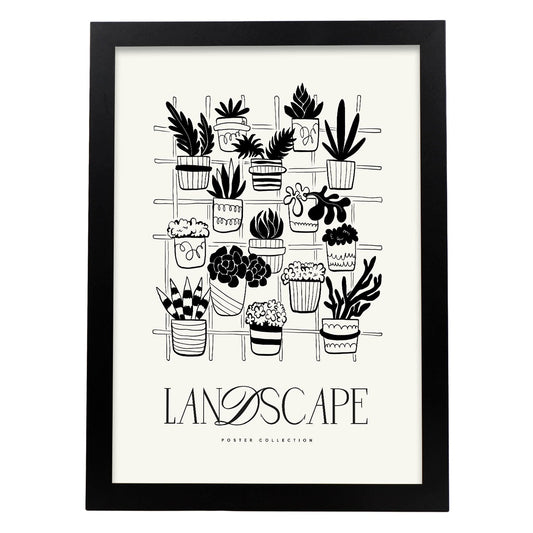 Potted Plants-Artwork-Nacnic-A3-Sin marco-Nacnic Estudio SL