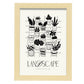 Potted Plants-Artwork-Nacnic-A4-Marco Madera clara-Nacnic Estudio SL