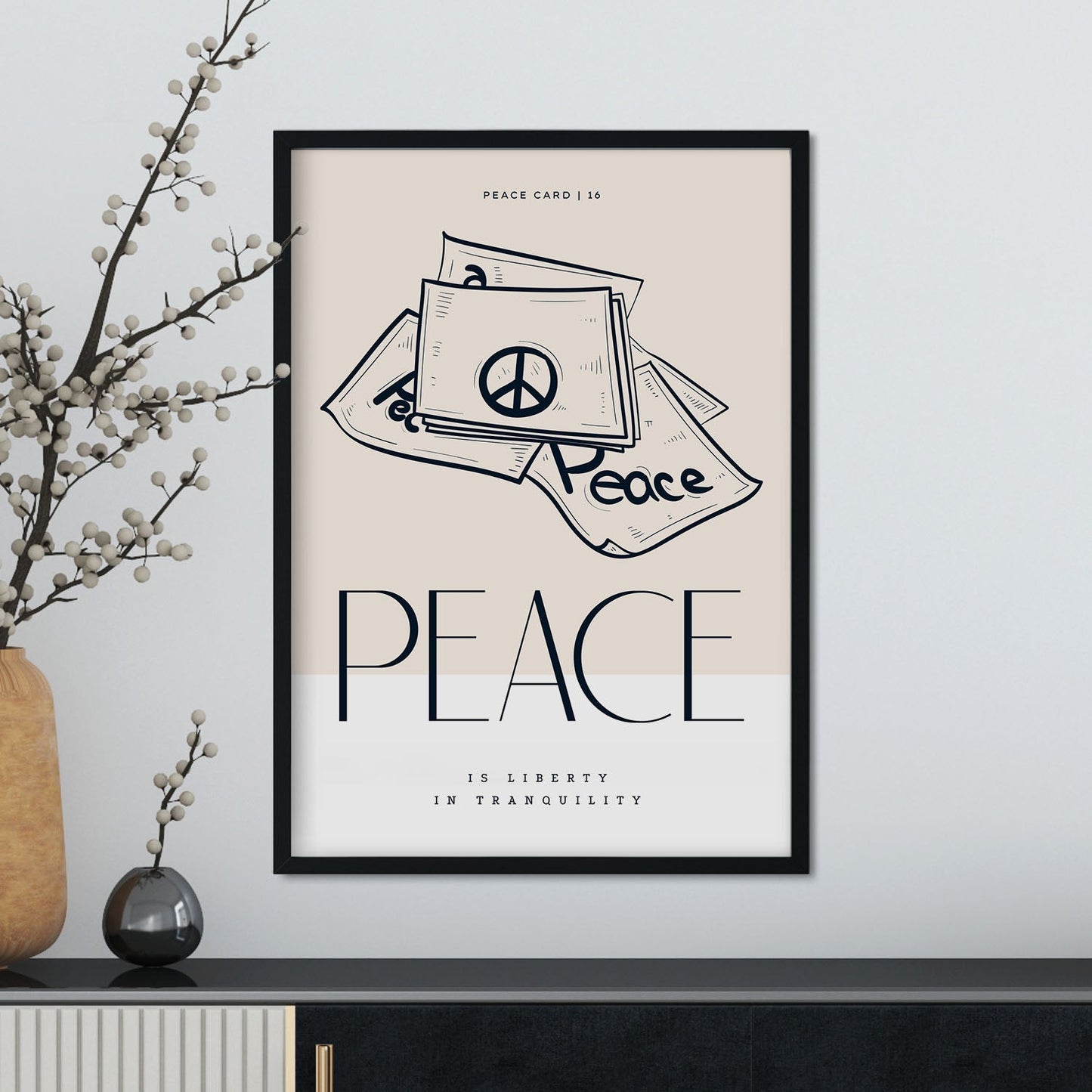 Preach Peace-Artwork-Nacnic-Nacnic Estudio SL