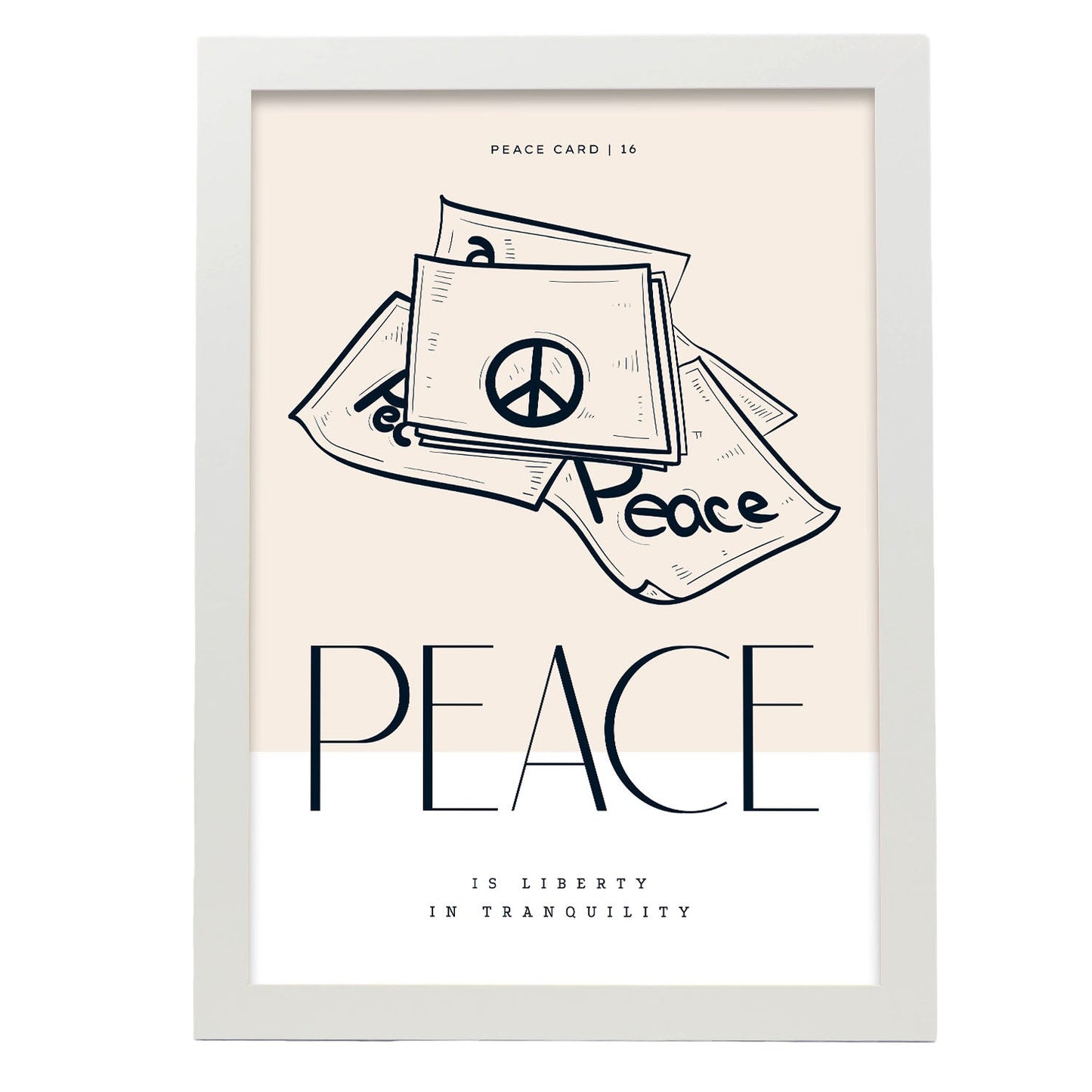 Preach Peace-Artwork-Nacnic-A3-Marco Blanco-Nacnic Estudio SL
