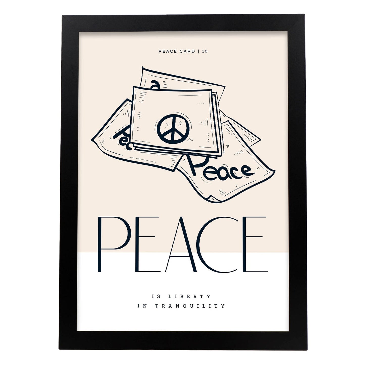 Preach Peace-Artwork-Nacnic-A3-Sin marco-Nacnic Estudio SL