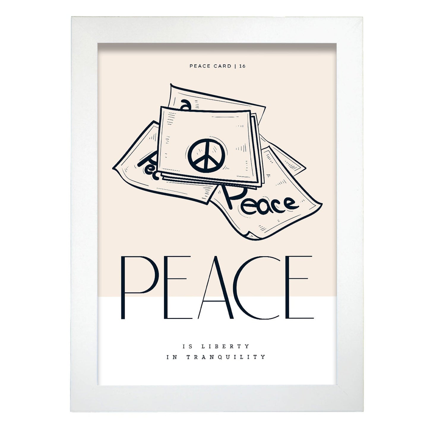 Preach Peace-Artwork-Nacnic-A4-Marco Blanco-Nacnic Estudio SL