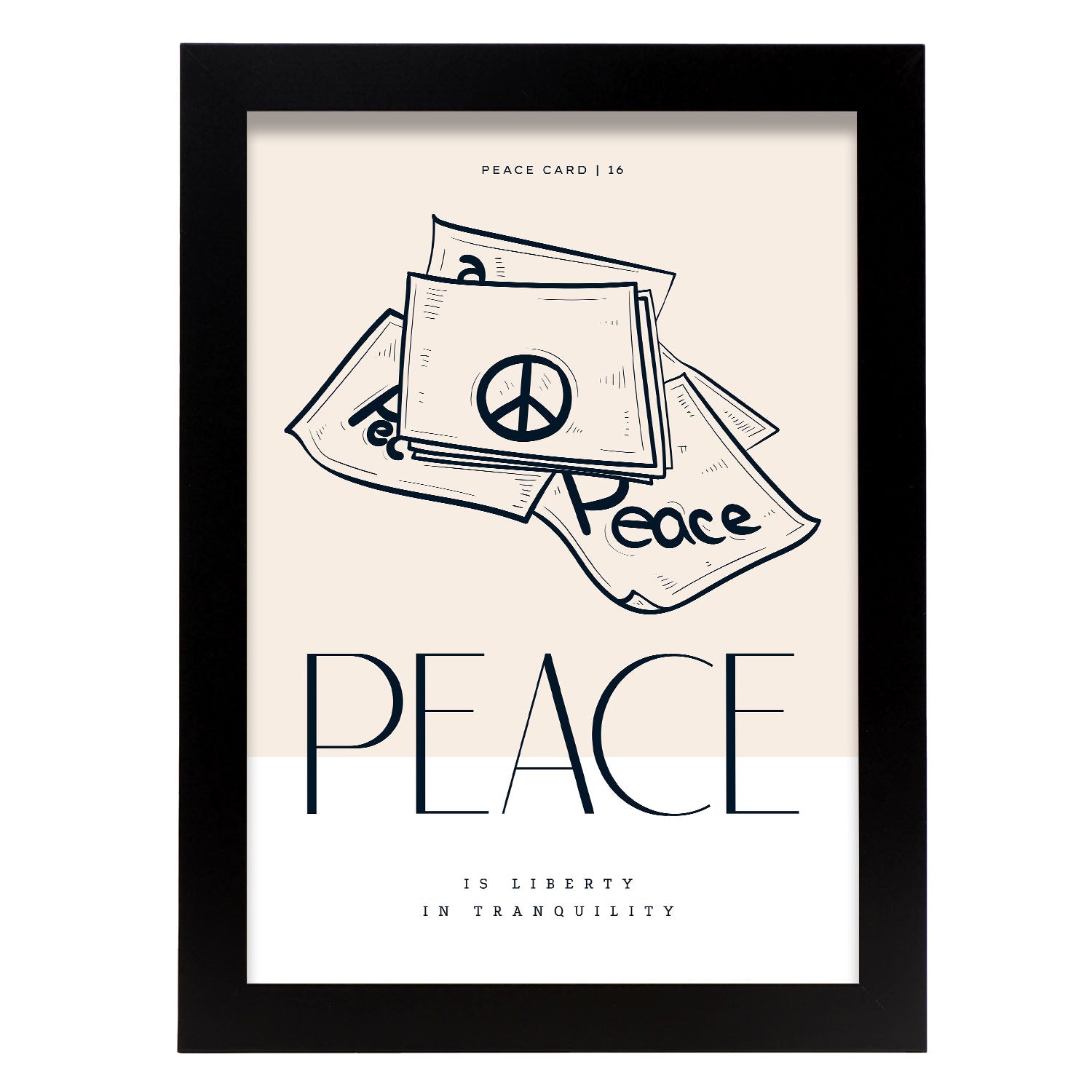 Preach Peace-Artwork-Nacnic-A4-Sin marco-Nacnic Estudio SL