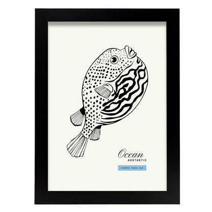Pufferfish-Artwork-Nacnic-A4-Sin marco-Nacnic Estudio SL