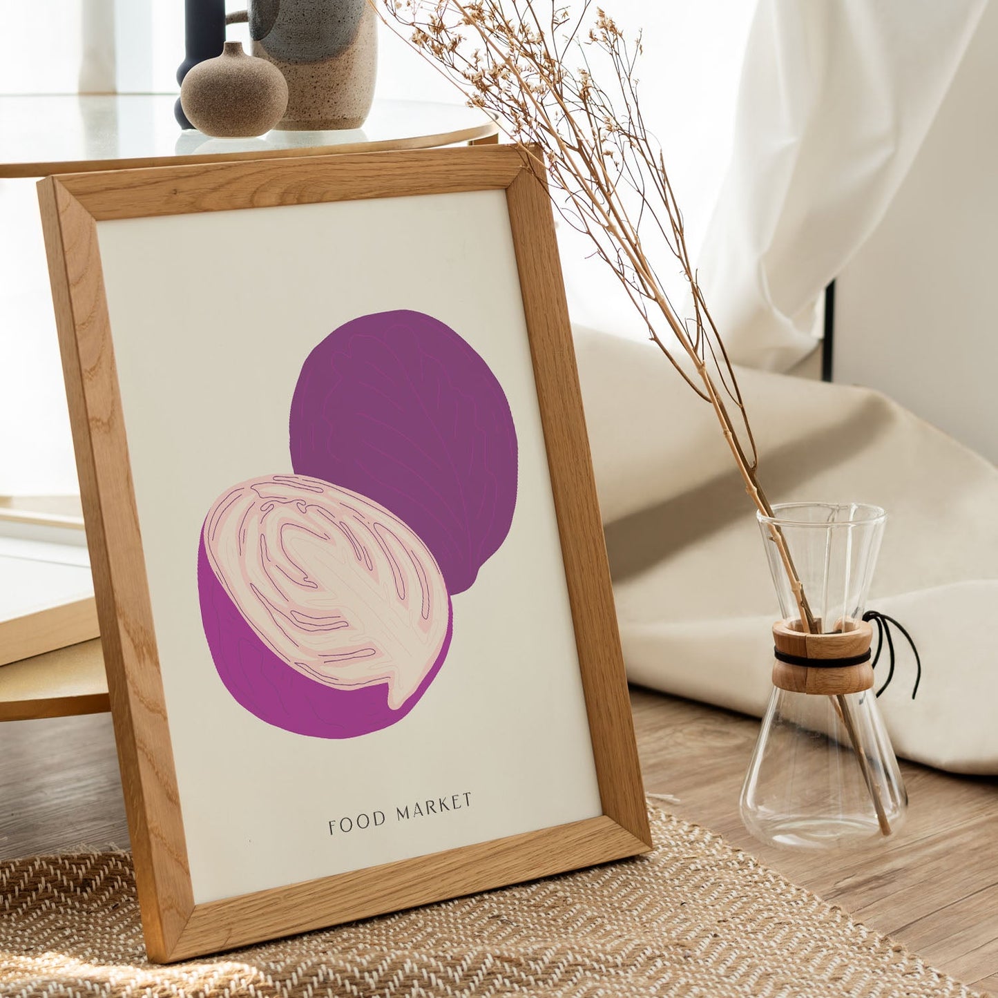 Purple Cabbage-Artwork-Nacnic-Nacnic Estudio SL