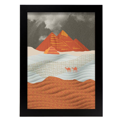 Pyramids of Giza-Artwork-Nacnic-A4-Sin marco-Nacnic Estudio SL