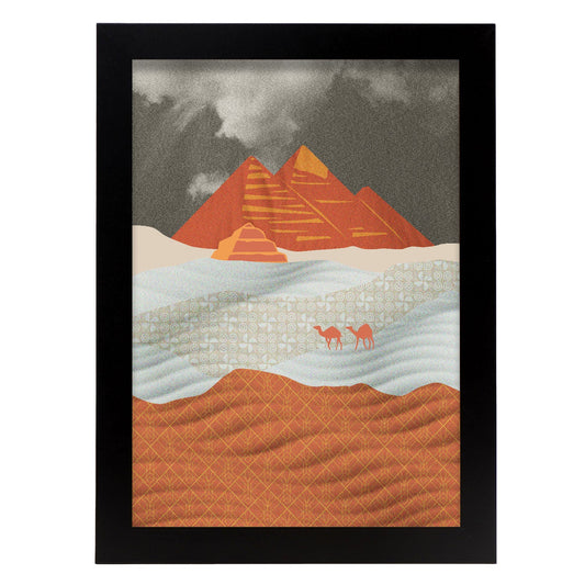 Pyramids of Giza-Artwork-Nacnic-A4-Sin marco-Nacnic Estudio SL