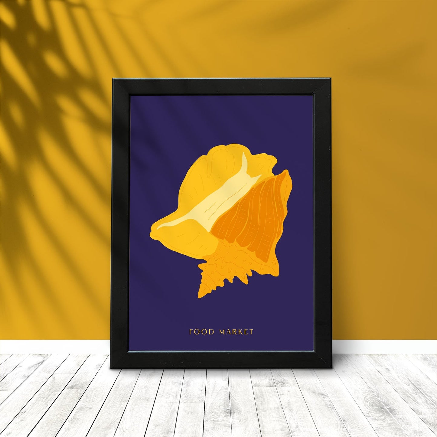 Queen Conch Snail-Artwork-Nacnic-Nacnic Estudio SL