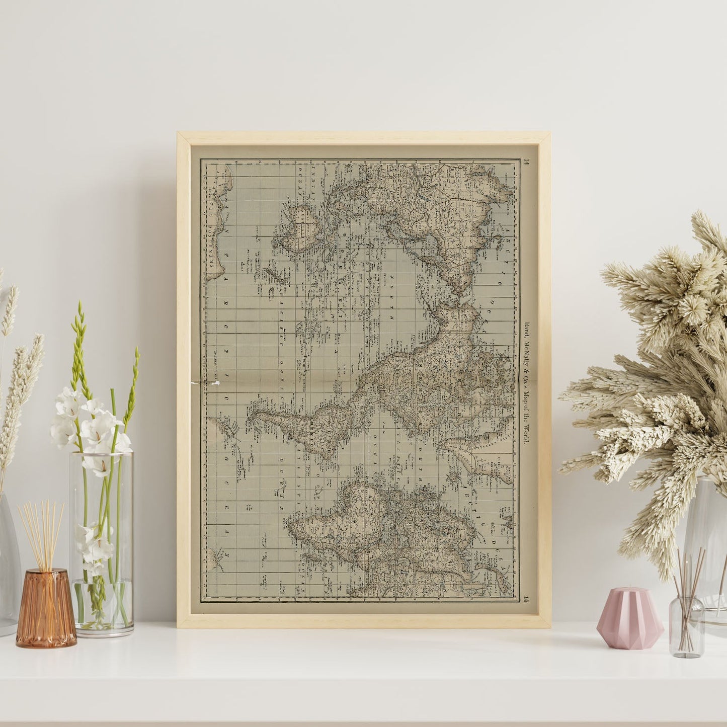Rand_McNally__Cos_Map-of-the-World-1887-Artwork-Nacnic-Nacnic Estudio SL