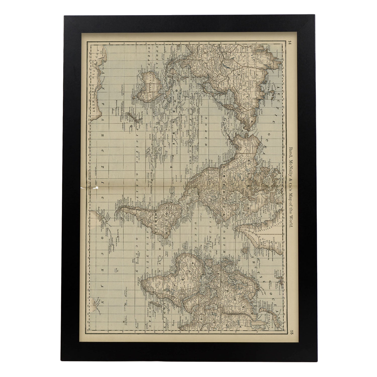 Rand_McNally__Cos_Map-of-the-World-1887-Artwork-Nacnic-A3-Sin marco-Nacnic Estudio SL