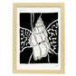 Rosy Woldsnail-Artwork-Nacnic-A3-Marco Madera clara-Nacnic Estudio SL