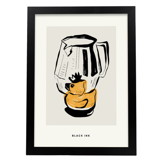 Rubber Duckie-Artwork-Nacnic-A3-Sin marco-Nacnic Estudio SL