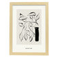 Rubber Plant-Artwork-Nacnic-A3-Marco Madera clara-Nacnic Estudio SL