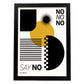 Say no-Artwork-Nacnic-A3-Sin marco-Nacnic Estudio SL