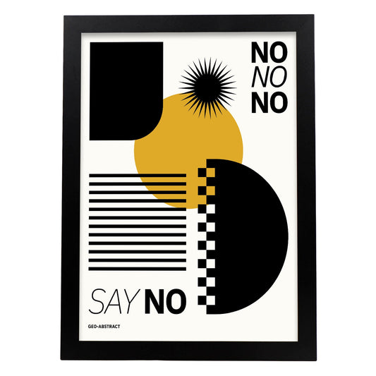 Say no-Artwork-Nacnic-A3-Sin marco-Nacnic Estudio SL