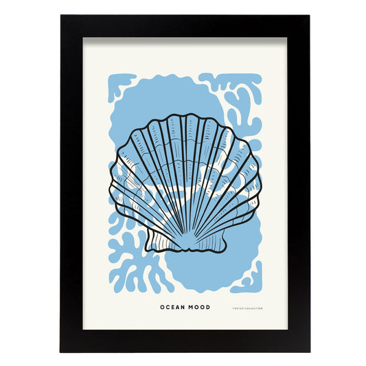 Scallop Shell-Artwork-Nacnic-A4-Sin marco-Nacnic Estudio SL