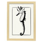 Sea Horse-Artwork-Nacnic-A3-Marco Madera clara-Nacnic Estudio SL