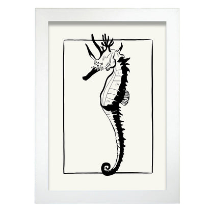 Sea Horse-Artwork-Nacnic-A4-Marco Blanco-Nacnic Estudio SL