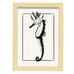 Sea Horse-Artwork-Nacnic-A4-Marco Madera clara-Nacnic Estudio SL