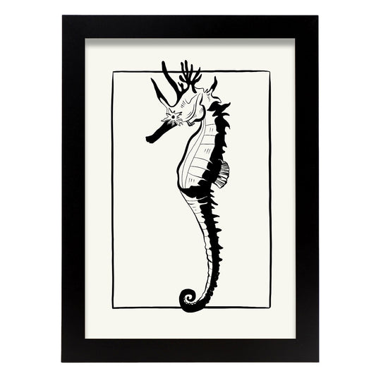 Sea Horse-Artwork-Nacnic-A4-Sin marco-Nacnic Estudio SL