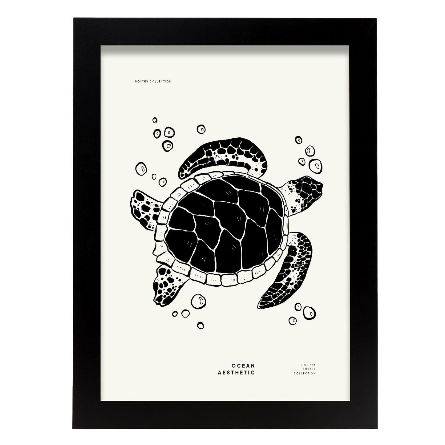 Sea turtle-Artwork-Nacnic-A4-Sin marco-Nacnic Estudio SL