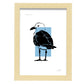 Seagul-Artwork-Nacnic-A4-Marco Madera clara-Nacnic Estudio SL