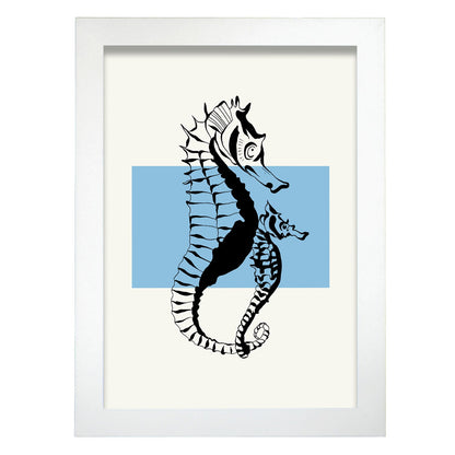 Seahorses-Artwork-Nacnic-A4-Marco Blanco-Nacnic Estudio SL