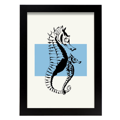 Seahorses-Artwork-Nacnic-A4-Sin marco-Nacnic Estudio SL