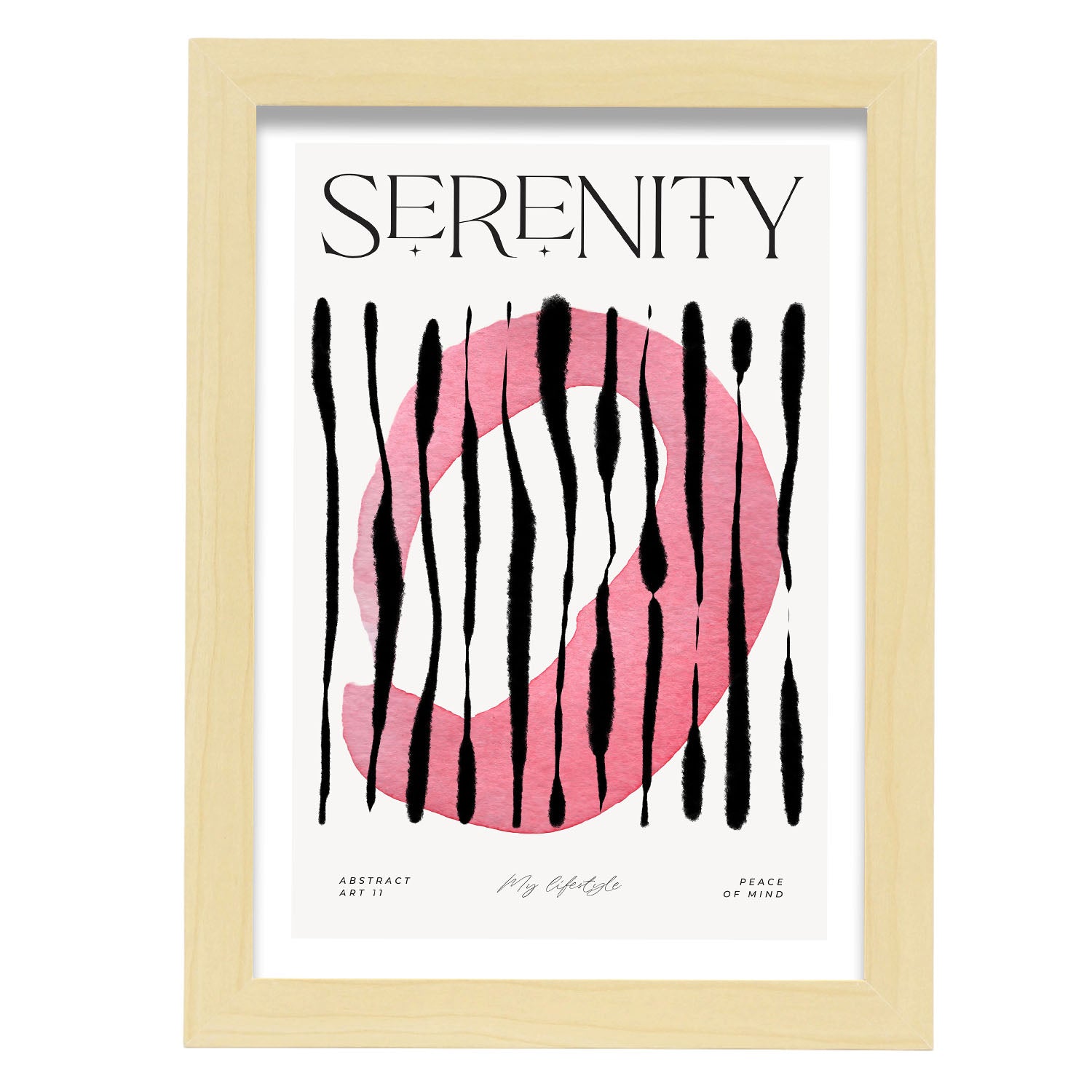 Serenity-Artwork-Nacnic-A4-Marco Madera clara-Nacnic Estudio SL