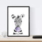 Set 6 posters animales bebes con chicle. Ciervo Elefante Zorro Oso Perro Cerdo.-Artwork-Nacnic-Nacnic Estudio SL