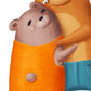 Set de 2 láminas de animales osos enamorados ,en .-Artwork-Nacnic-Nacnic Estudio SL
