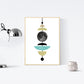 Set de 2 láminas para enmarcar CONEXION ASTRAL. Posters estilo nórdico para dar un toque personal a tu hogar.-Artwork-Nacnic-Nacnic Estudio SL