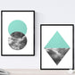 Set de 2 láminas para enmarcar REFLEJO . Posters estilo nórdico con imágenes reflejadas. Láminas con imágenes geometricas en estilo escandinavo-Artwork-Nacnic-Nacnic Estudio SL