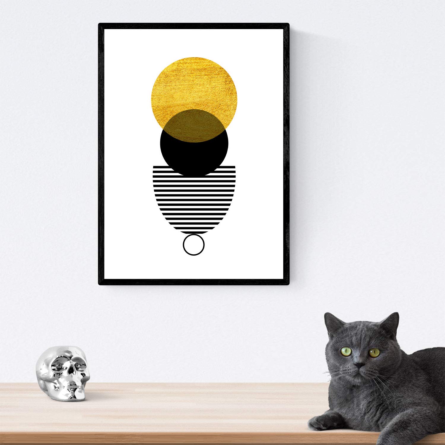 Set de 3 láminas para enmarcar Eclipse Solar Posters Estilo nórdico para la decoración del hogar.-Artwork-Nacnic-Nacnic Estudio SL