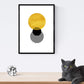 Set de 3 láminas para enmarcar Eclipse Solar Posters Estilo nórdico para la decoración del hogar.-Artwork-Nacnic-Nacnic Estudio SL