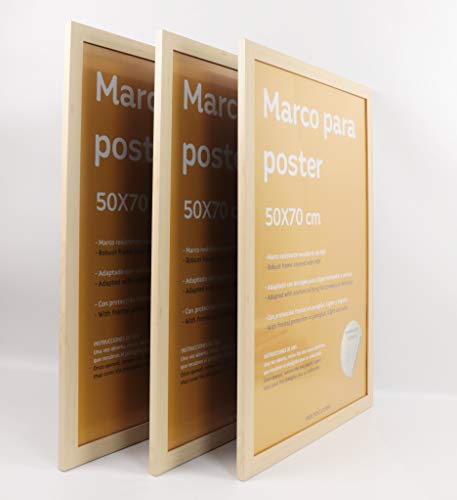 Marco de madera 50x70 cm para laminas y posters