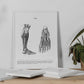 Set de 3 posters de anatomía en blanco y negro con imágenes del cuerpo humano. Pack de láminas sobre biología con "Brazo, Pierna y Espalda". .-Artwork-Nacnic-Nacnic Estudio SL