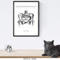 Set de 3 posters de anatomía en blanco y negro con imágenes del cuerpo humano. Pack de láminas sobre biología con "Esqueleto, Mano y Pelvis". .-Artwork-Nacnic-Nacnic Estudio SL