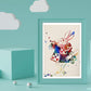 Set de 3 posters para niños y habitacion infantil estilo infantil . Alicia en el país de las maravillas-Artwork-Nacnic-Nacnic Estudio SL