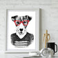 Set de 3 posters para niños y habitacion infantil estilo nordico Animales disfrazados-Artwork-Nacnic-Nacnic Estudio SL
