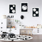 Set de 3 posters para niños y habitacion infantil estilo nordico Lunas y planetas-Artwork-Nacnic-Nacnic Estudio SL