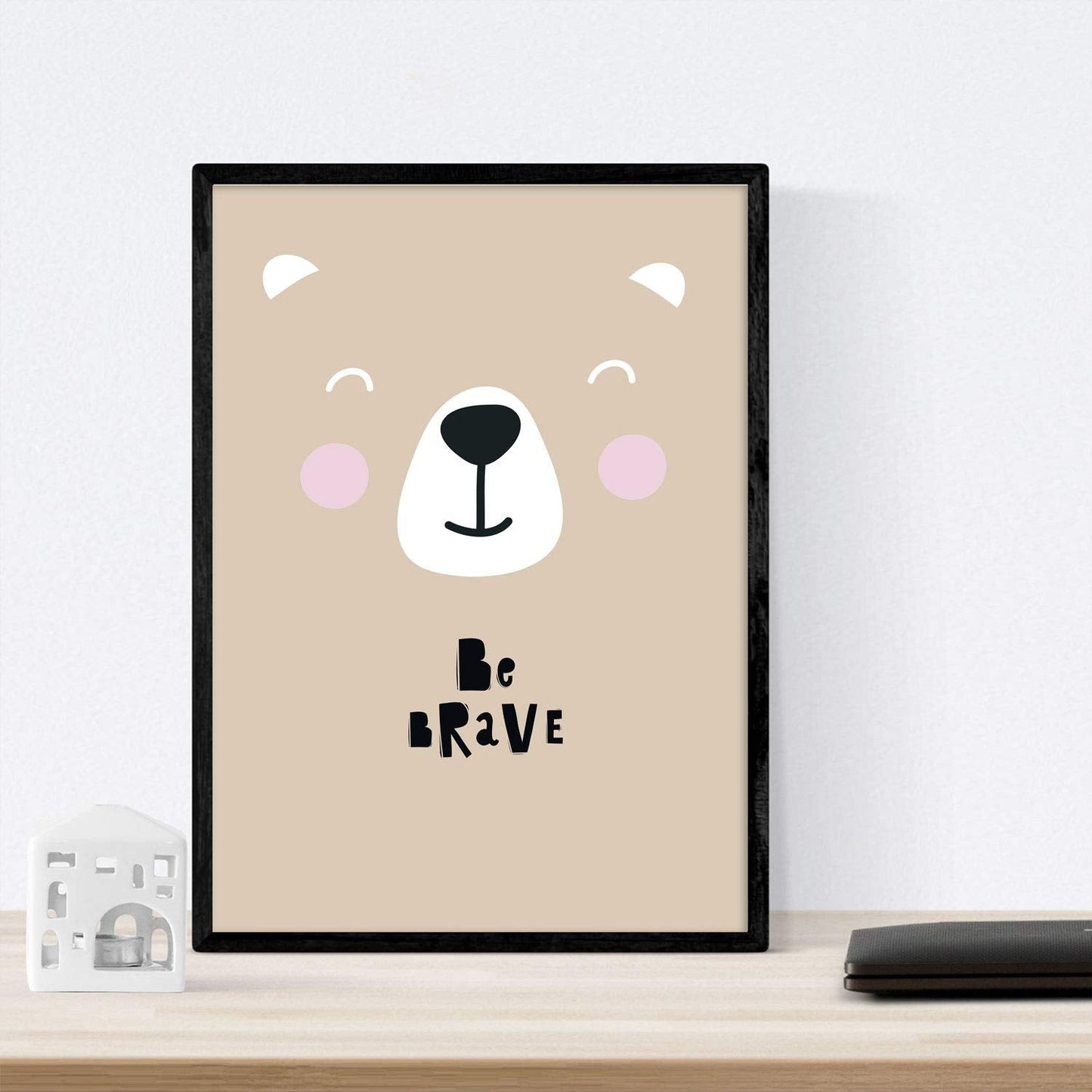 Set de 4 láminas "Ballena, pingüino, foca y oso polar". Posters de animales.-Artwork-Nacnic-Nacnic Estudio SL