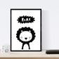 Set de 4 láminas "Be brave" . Posters de animales.-Artwork-Nacnic-Nacnic Estudio SL