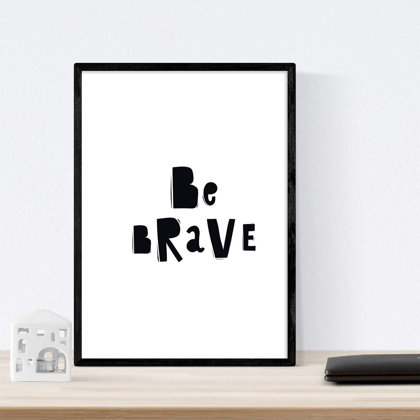 Set de 4 láminas "Be brave" . Posters de animales.-Artwork-Nacnic-Nacnic Estudio SL