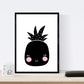 Set de 4 láminas "Cactus, ballena, piña y nube con corazones". Posters de animales.-Artwork-Nacnic-Nacnic Estudio SL