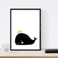 Set de 4 láminas "Cactus, ballena, piña y nube con corazones". Posters de animales.-Artwork-Nacnic-Nacnic Estudio SL