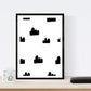 Set de 4 láminas "Conejo y pingüino". Posters de animales.-Artwork-Nacnic-Nacnic Estudio SL