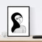 Set de 4 láminas Cuatro Mujeres. Posters con Dibujos de Mujeres.-Artwork-Nacnic-Nacnic Estudio SL