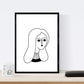 Set de 4 láminas Cuatro Mujeres. Posters con Dibujos de Mujeres.-Artwork-Nacnic-Nacnic Estudio SL